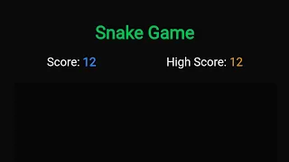 Snake Game Project Using HTML CSS JavaScript Web Game Tutorial