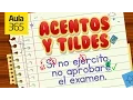 Como usar la Tilde y el Acento s Educativos Aula365