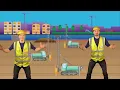 Puistopartio - Paalutuskone | Lastenlauluja työkoneista