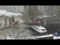 Norfolk Public Works crews work on snow removal