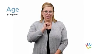 Sign AGE in ASL with ASL Bloom