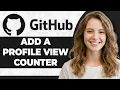 How to Add Profile View Counter to GitHub Step By Step 2026 Guide