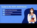 IMG Timeline Checklist for the 2024-2025 Match Season