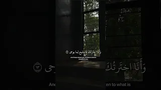 وانا اخترتك فاستمع لما يوحى القارئ احمد خضر 