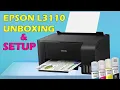 How to Epson L3110 unboxing and setup Epson L3110 Complete Installation Process