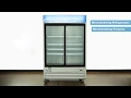 Avantco Sliding Door Merchandiser Refrigerator