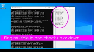 Python Ping multiple Ip address Check successful or failed