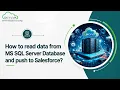 How to read data from MS SQL Server Database and push to Salesforce