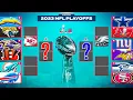 2022-2023 NFL Playoff Predictions