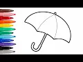 Coloring Umbrella Kids Coloring Page Coloring Funs
