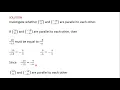 28 Parallel Vectors