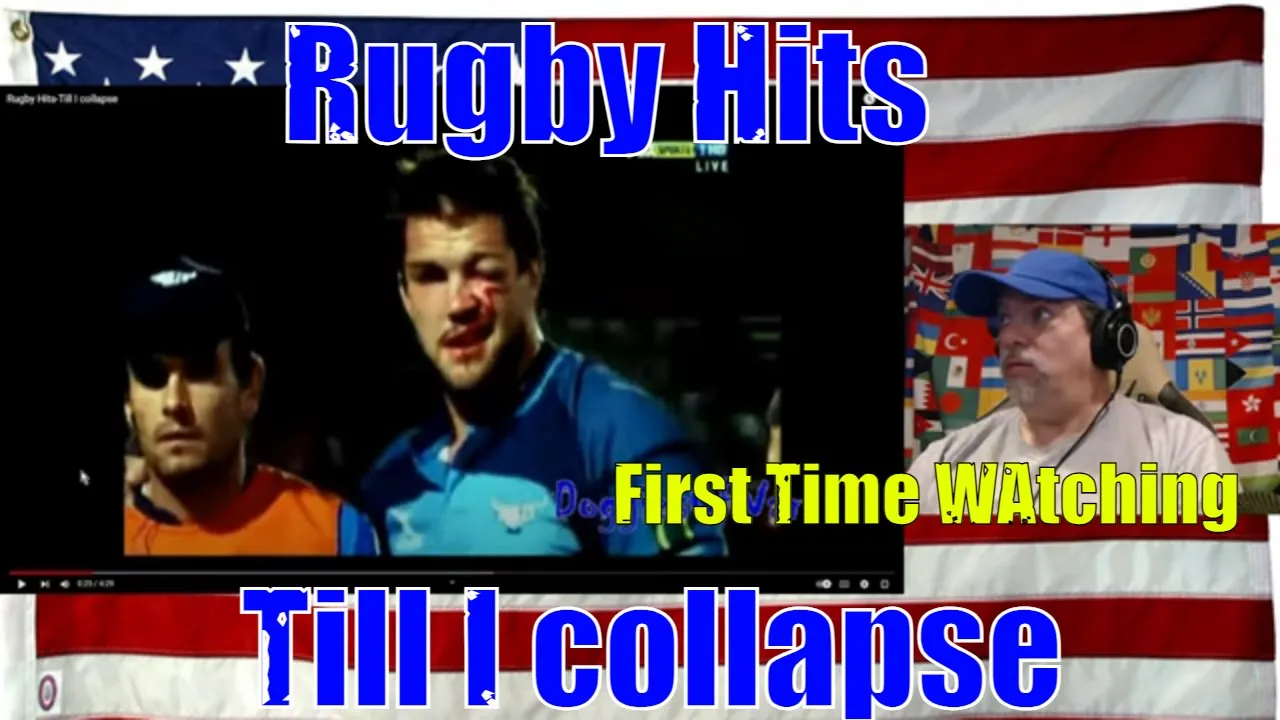 Rugby Hits-Till I collapse - REACTION - Holy cow - Did I just watch the UFC ?