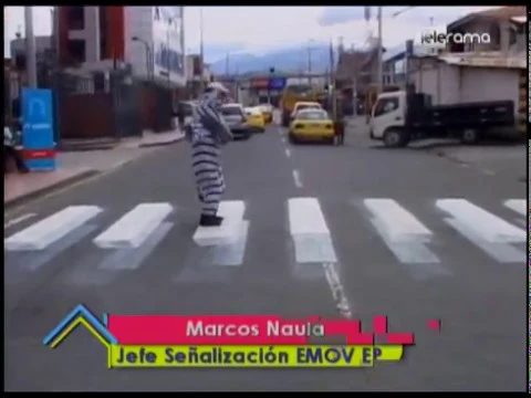 Cuenca tiene el primer paso cebra en 3D del país