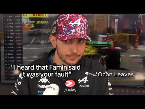 Download MP3 Ocon fed up with interviewer and left for the next one | F1 Monaco GP