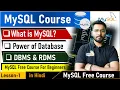 MySQL Part-1 MSySQL Tutorial MySQL Tutorial for Beginners MySQL in Hindi