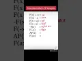 Transformation Of Graphs