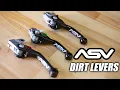 The difference between ASV C6 F4 and F2 Series Motorcycle Dirt Levers
