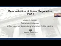 Linear Regression - Demonstration in Stata 16 Part 1