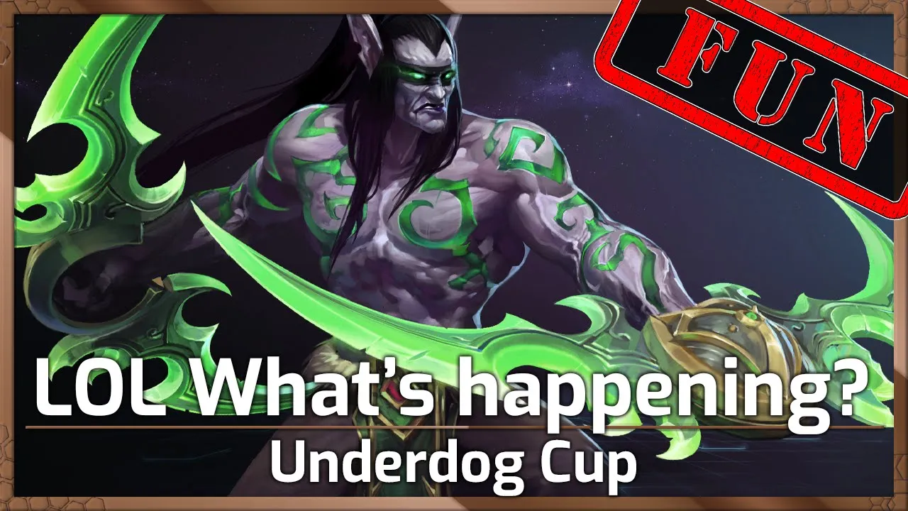 Wait... They're doing WHAT? 🤣 - Underdog Cup - Heroes of the Storm