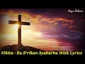 Download Lagu Ku b'rikan syukurku - Nikita