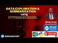 Data Exploration Summarization using Python in Excel