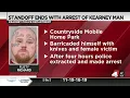 Standoff ends with arrest of Kearney man