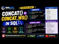 Join Strings - CONCAT and CONCAT