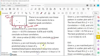 OpenStax Statistics Ch 12 1 3 and 5 Regression equation 3