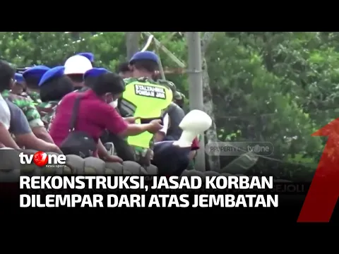 Rekonstruksi Kedua Pembuangan Jasad Sejoli yang Dilakukan dari Atas Jembatan