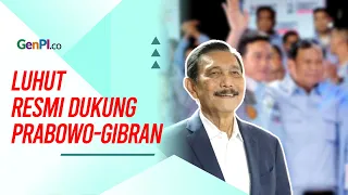 Luhut Resmi Dukungan untuk Prabowo-Gibran di Pilpres 2024