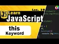 JavaScript this Keyword Lecture 29 Learn Coding