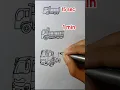 Draw truck Lorry 15sec 1min 15min
