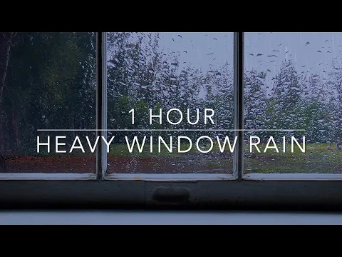 Download MP3 Rain on Window - Sleep Sounds Rain - 1 hour Rain ASMR