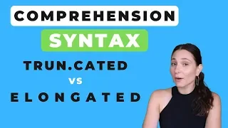 Comprehension Skills How to Analyse a Text using Syntax