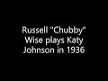 Russell Chubby Wise plays Sharon in 1936