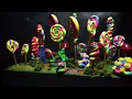 Diorama of Candyland Board Game Part 1 Lollipop Forest