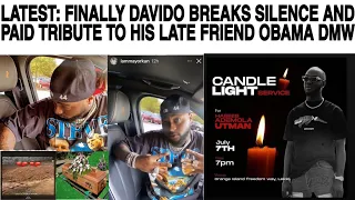 breaking news davido and chioma break silence and paid tribute to his late friend obama dmw