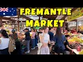 Walking tour of the famous Fremantle Market near Perth Australia
