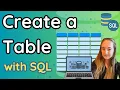 Easily Learn SQL Lesson 1 Create a Table
