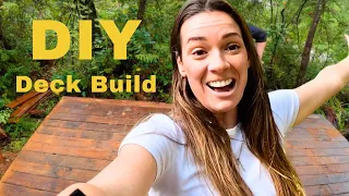 We Build A Deck And Rainproof Our Home In The Woods!