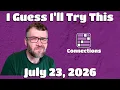 I Guess I ll Try This - Connections