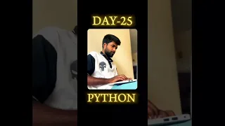DAY-25 LEARNING PYTHON Logical operators not