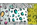 How to Draw EASY LEOPARD PRINT NARRATED TUTORIAL