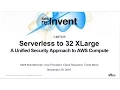 AWS re Invent 2016 Serverless to 32 XLarge A Unified Security Approach To AWS Compute CMP305