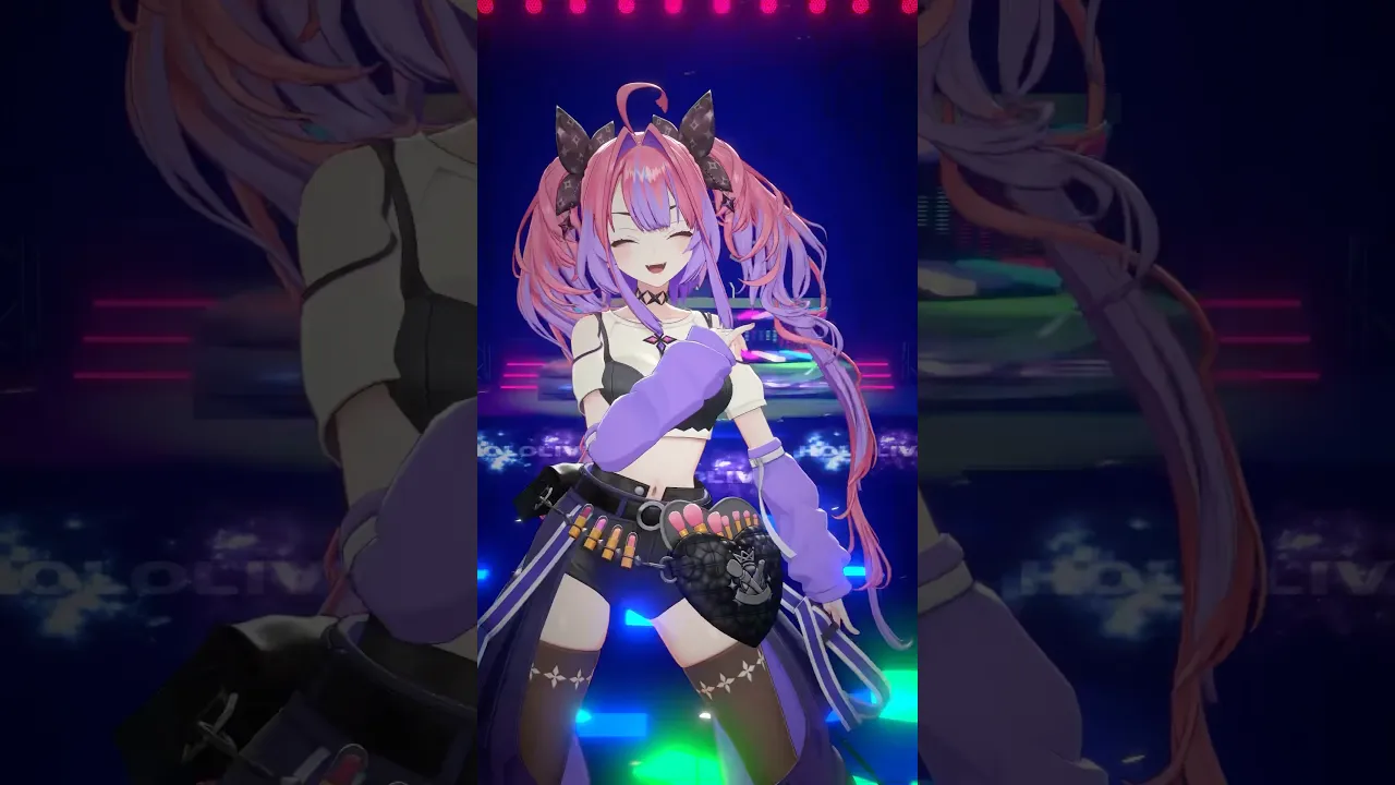 オフすぎて滅🙅‍♀️爆裂愛してる練習風景！【#綺々羅々ヴィヴィ】#vtuber #hololive #dance #shorts