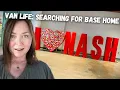 VAN LIFE NASHVILLE TENNESSEE searching for a home base