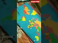 Map puzzle with world s 100 largest countries MAPOLOGY