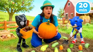 Sonic y Pantera Negra pasan un día divertido en la granja