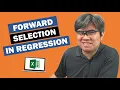 Forward Selection In Regression Using Excel