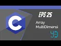 C Programming Basic - Multidimensional Arrays